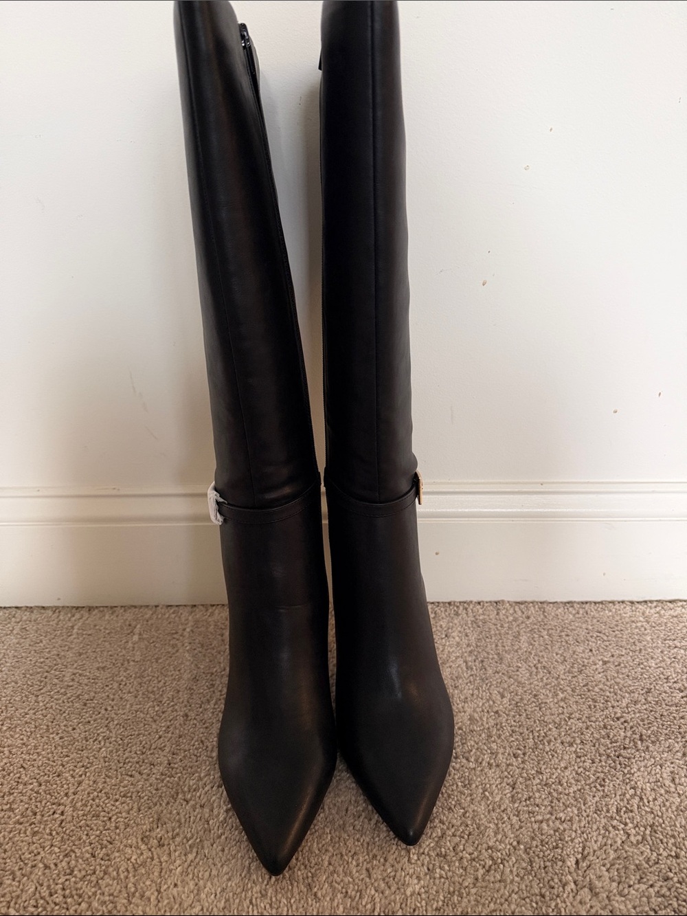 BCBGeneration Black Over-the-Knee Pointed Toe Boots